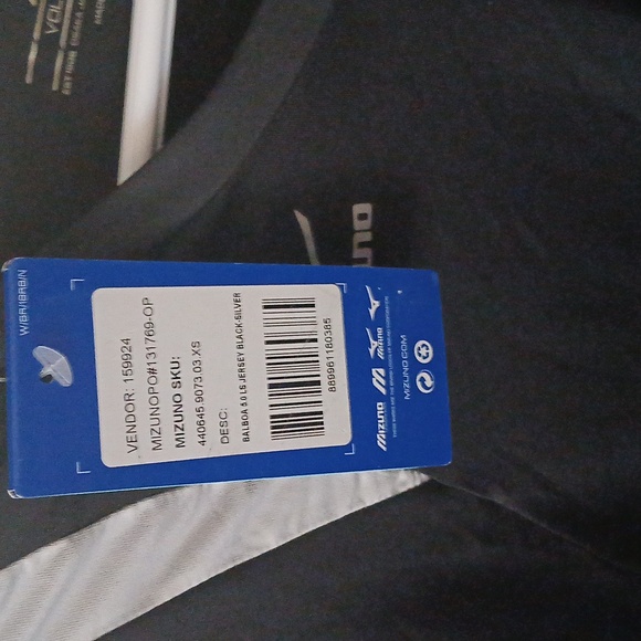 Womens Mizuno volleyball shirt long sleeve nwt size xs colors black blue white - Picture 5 of 10